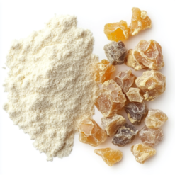 Ekstrakt z boswellia serrata pochodzący z żywicy drzewa Boswellia serrata ma postać drobnego proszku o kolorze od białego do kremowego